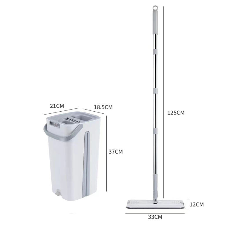 Easy Cleaning Flat Mop Bucket Set