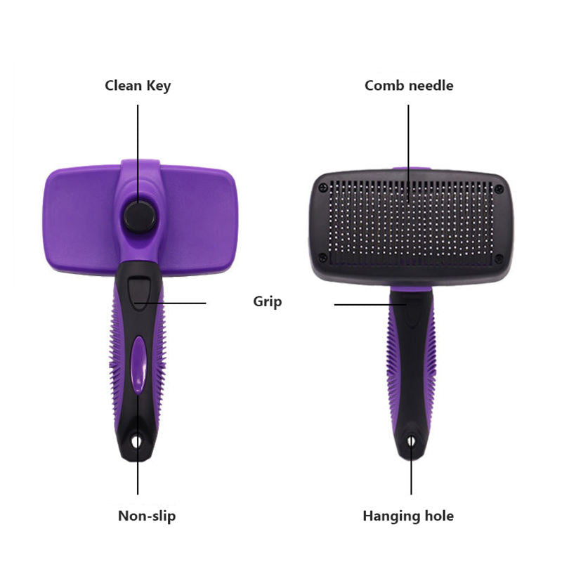 Self-Cleaning Pet Hair Brush
