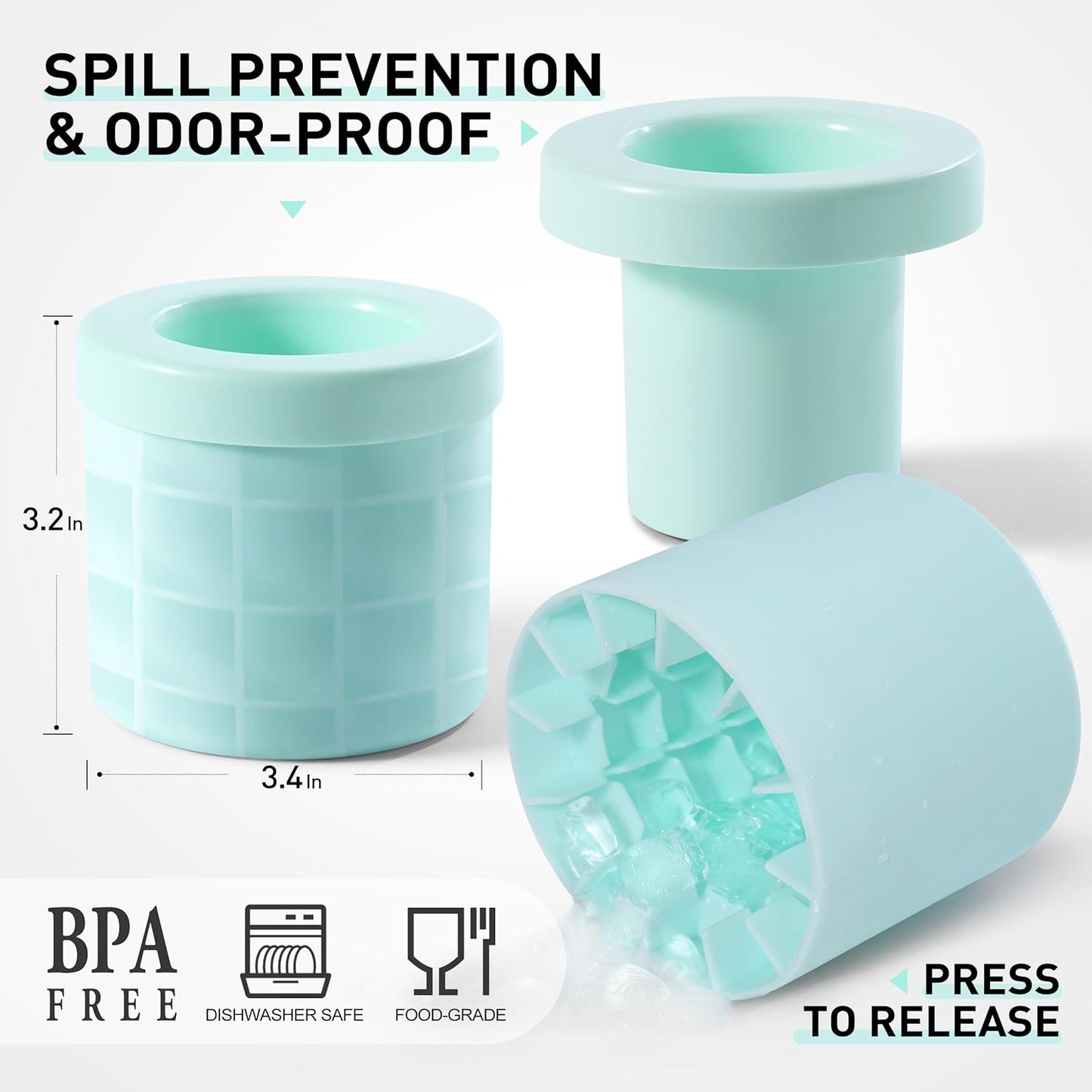 Portable Mini Ice Cube Maker