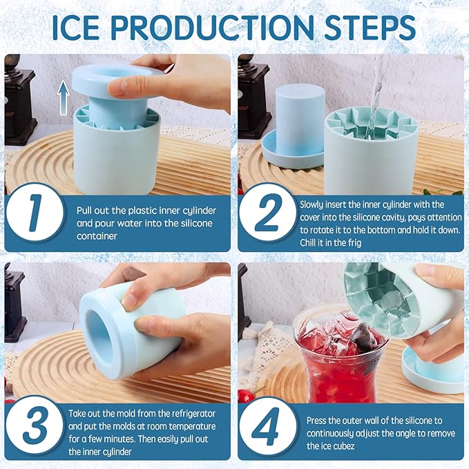 Portable Mini Ice Cube Maker