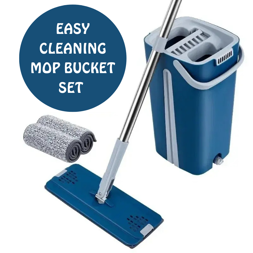 Easy Cleaning Flat Mop Bucket Set