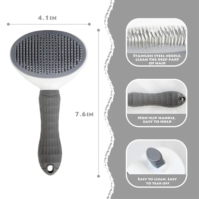 Easy-Cleaning Pet Brush