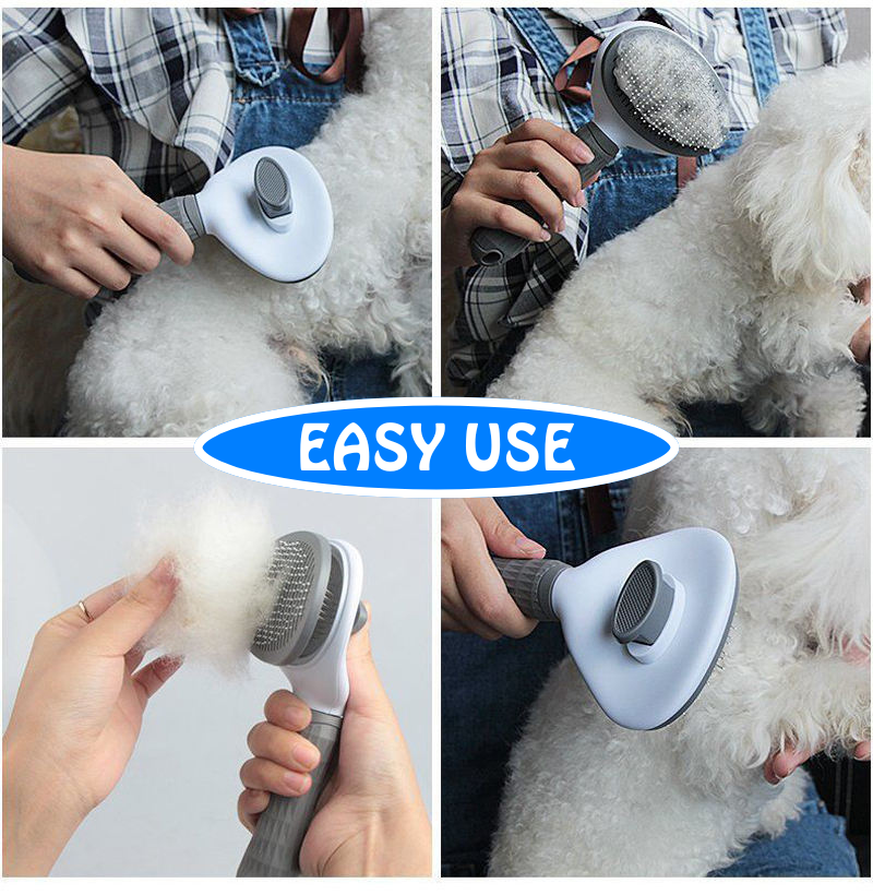Easy-Cleaning Pet Brush