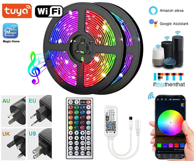 LED Wi-Fi Voice Control Smart Room Lights