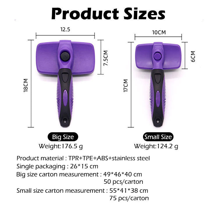 Self-Cleaning Pet Hair Brush
