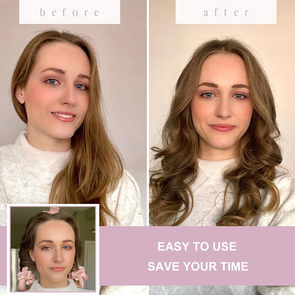 No-Heat Hair Curling Rod Headband