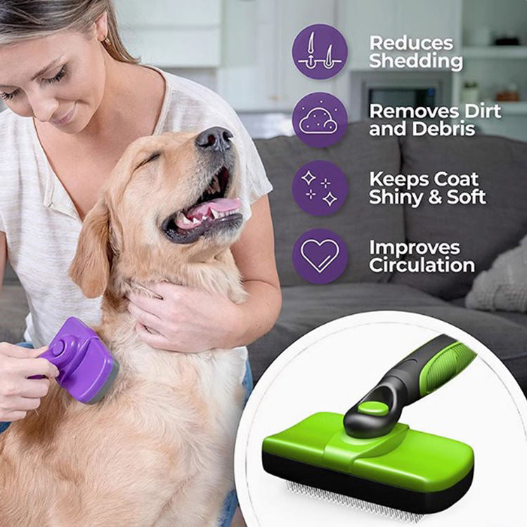 Self-Cleaning Pet Hair Brush