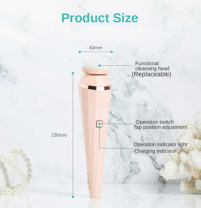 4-in-1 Facial Cleansing Brush