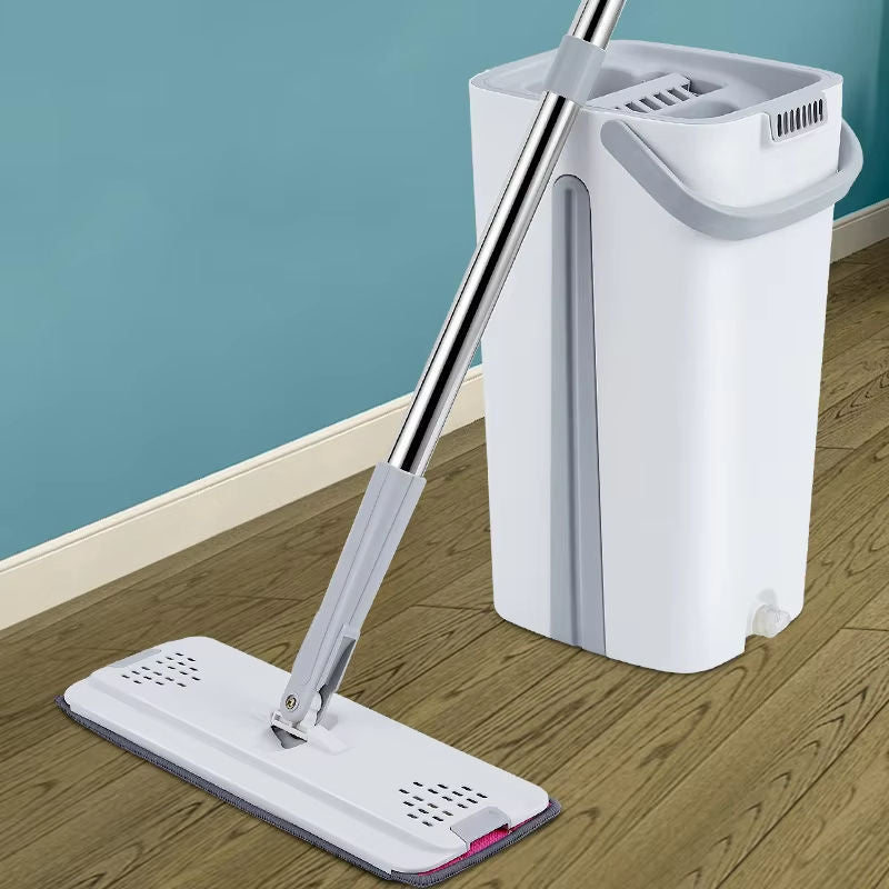 Easy Cleaning Flat Mop Bucket Set