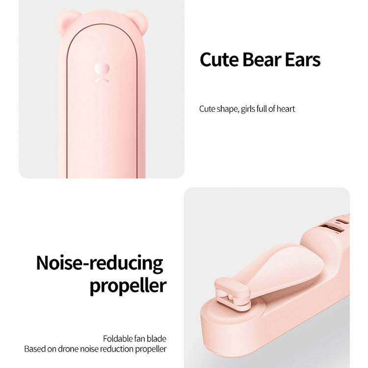 Mini-Portable Charger Fan
