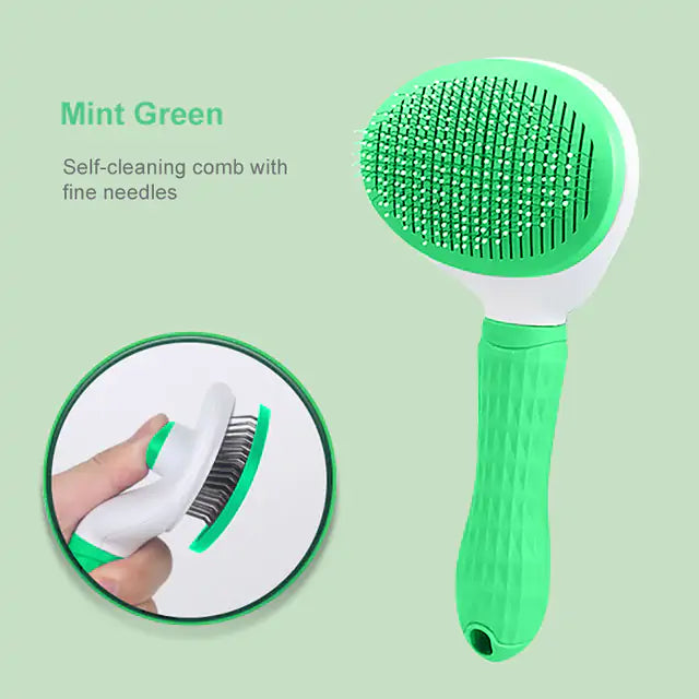 Easy-Cleaning Pet Brush