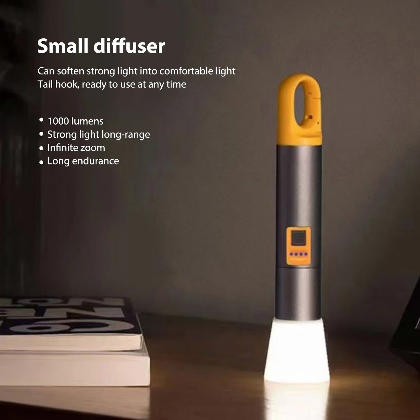 Multi-Functional LED Flashlight with Portable Charger