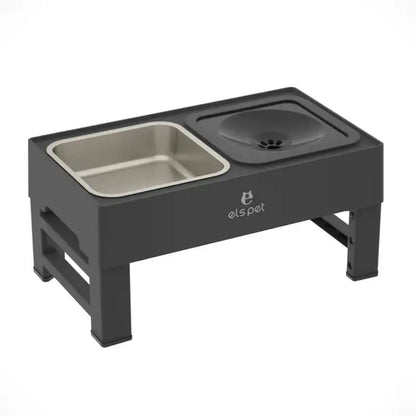 Height-Adjustable Pet Food and Water Bowl