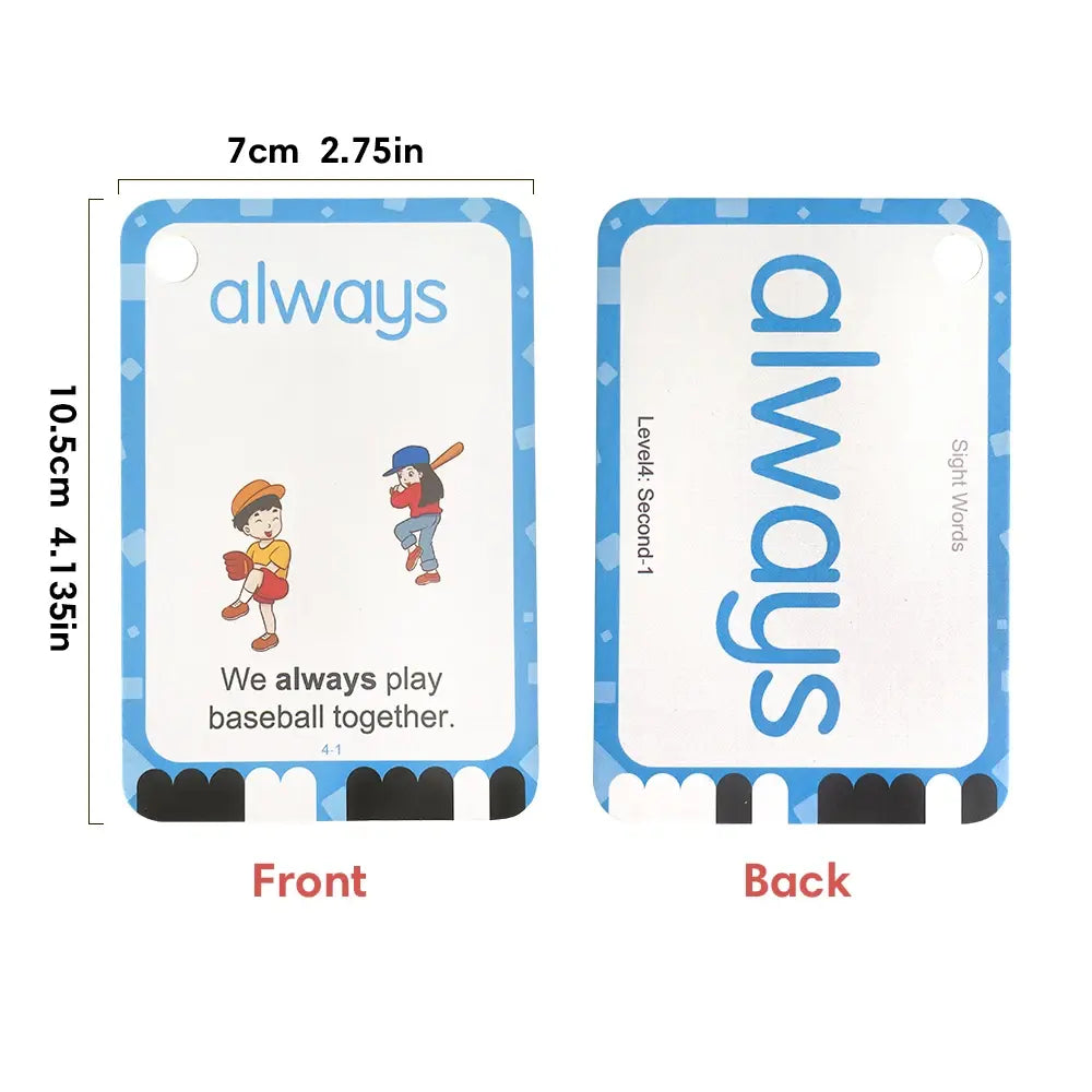 Kids Sight Words Flashcards