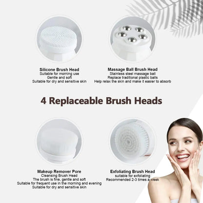 4-in-1 Facial Cleansing Brush