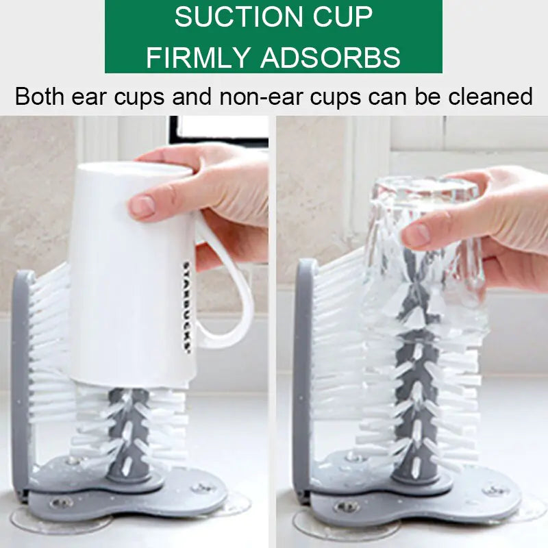 2-In-1 Cleaning Brush Cup Scrubber