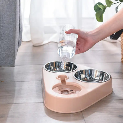 3-in-1 Pet Food-Water Bowl