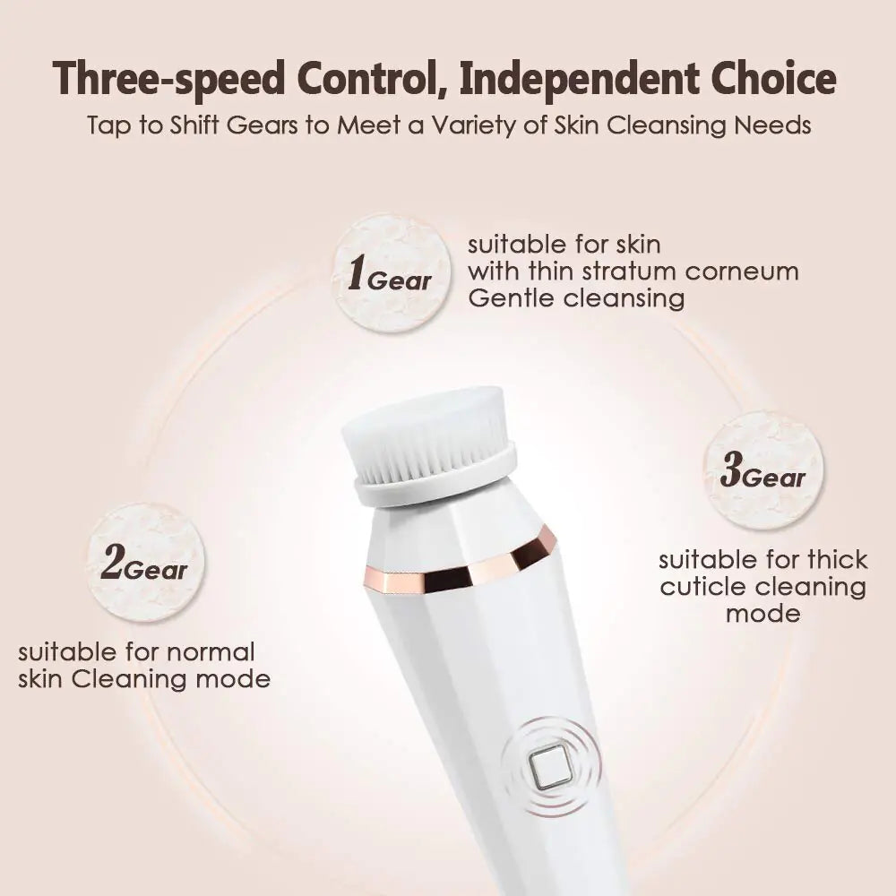 4-in-1 Facial Cleansing Brush