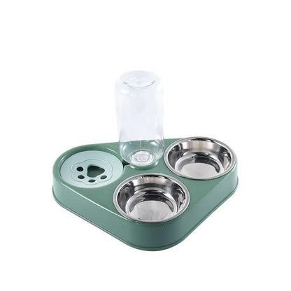 3-in-1 Pet Food-Water Bowl