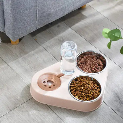 3-in-1 Pet Food-Water Bowl