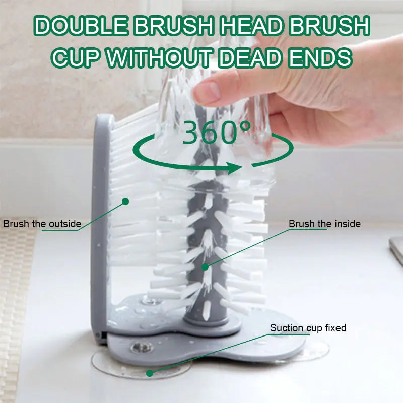 2-In-1 Cleaning Brush Cup Scrubber