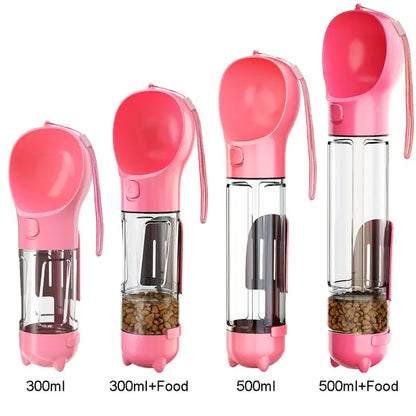 Multi-Functional Food-Water Pet Bottle