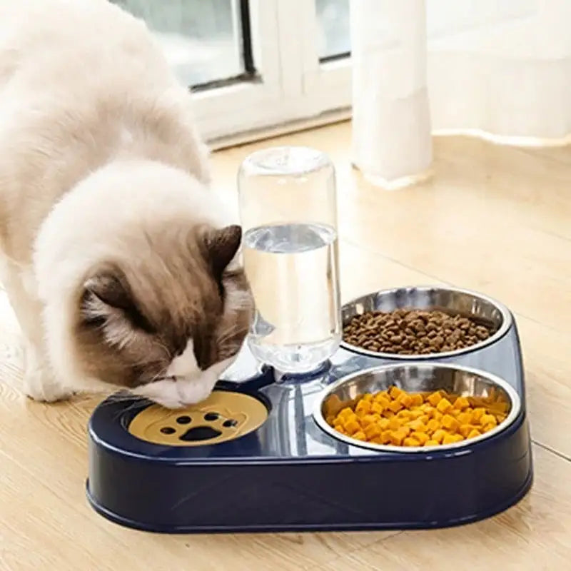 3-in-1 Pet Food-Water Bowl