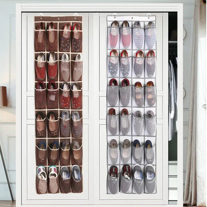 Door-Hanging Shoe Organizer