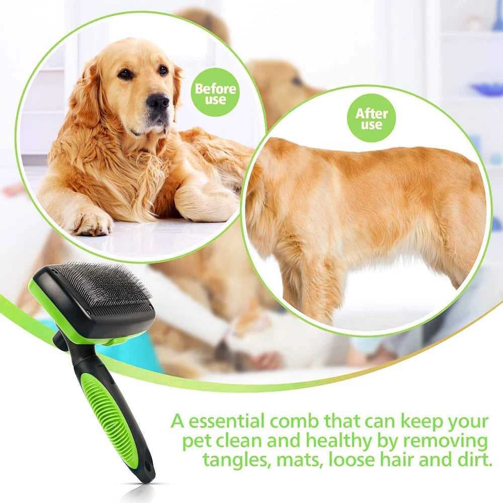 Self-Cleaning Pet Hair Brush