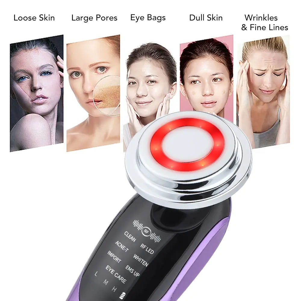 7-in-1 Facial Massager Anti-Aging Therapy