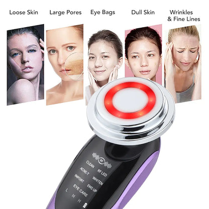 7-in-1 Facial Massager Anti-Aging Therapy