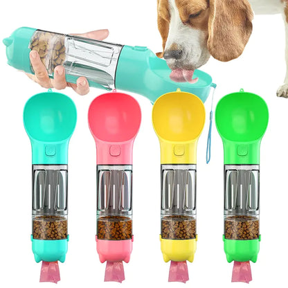 Multi-Functional Food-Water Pet Bottle