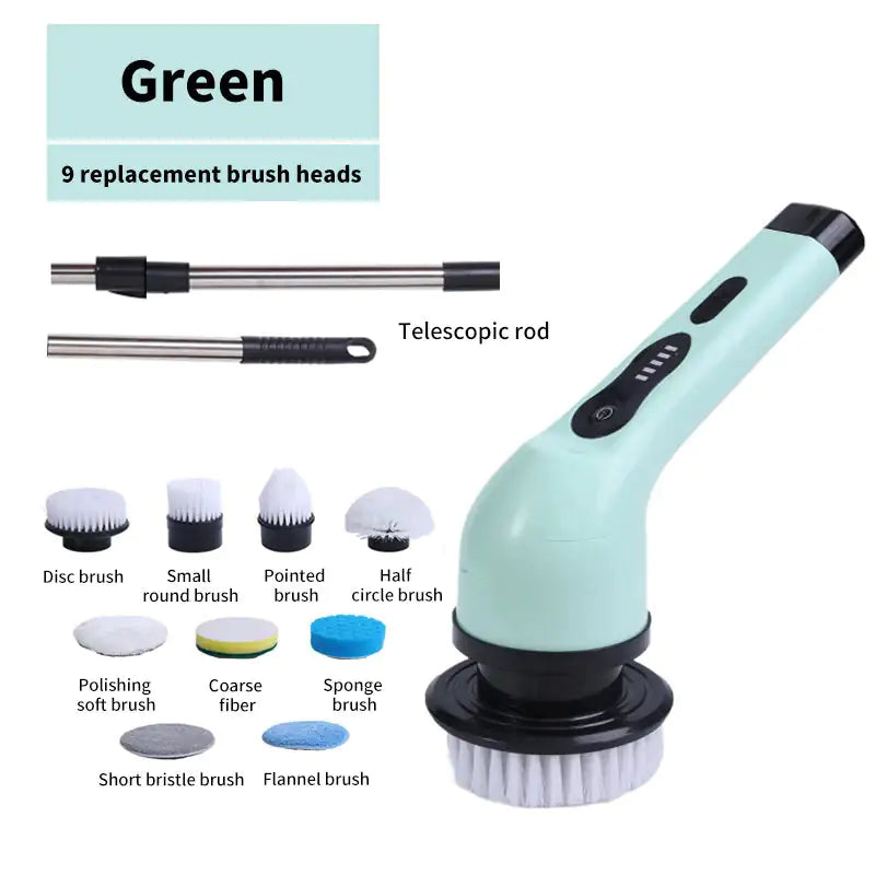 Multi-Functional Wireless Cleaning Brush