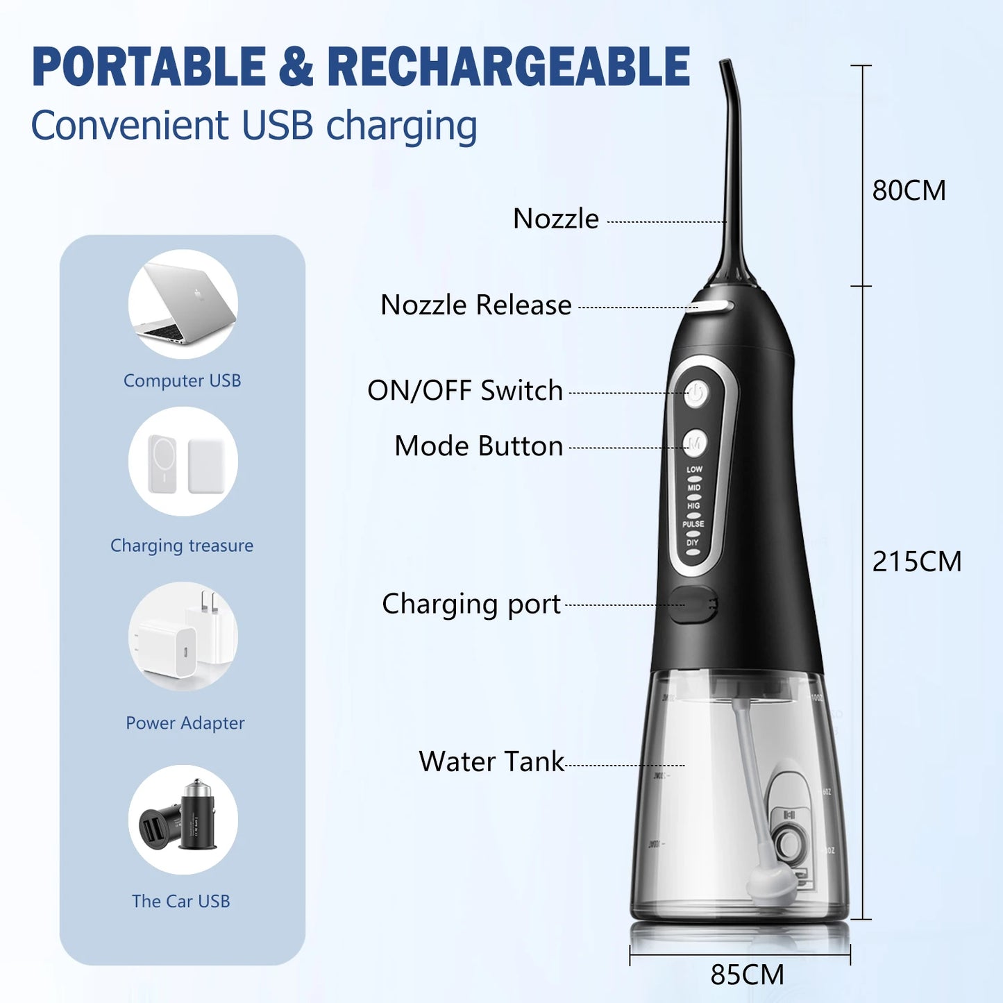 Water Flosser Teeth Cleaning Kit