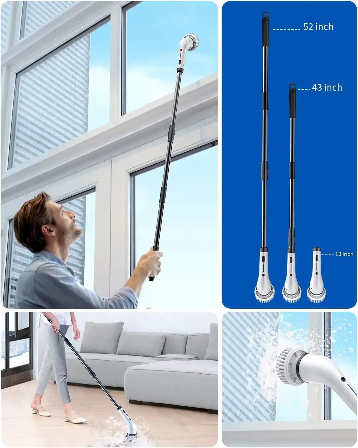 8-in-1 Electric Cleaning Brush