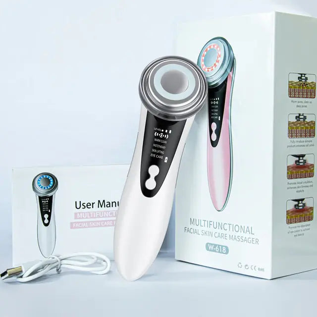 7-in-1 Facial Massager Anti-Aging Therapy