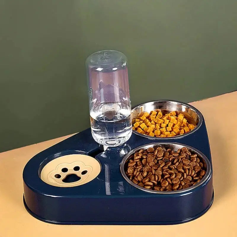 3-in-1 Pet Food-Water Bowl