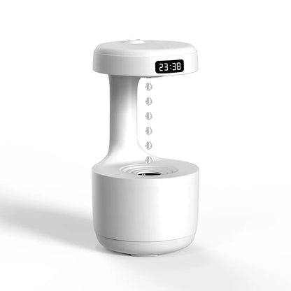 Anti-Gravity Humidifier with LED Clock Display