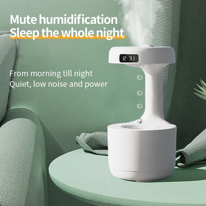 Anti-Gravity Humidifier with LED Clock Display