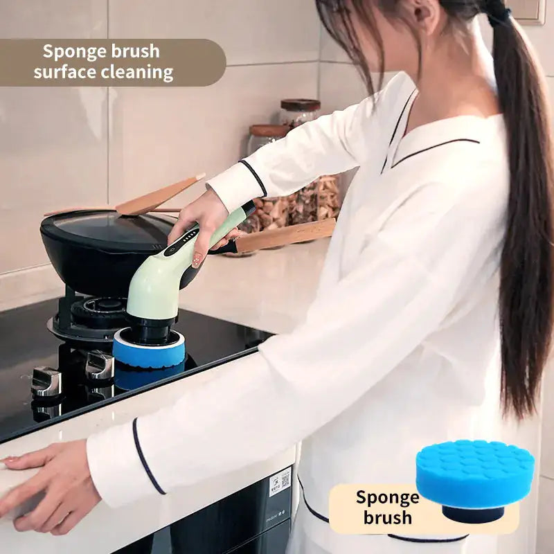 Multi-Functional Wireless Cleaning Brush